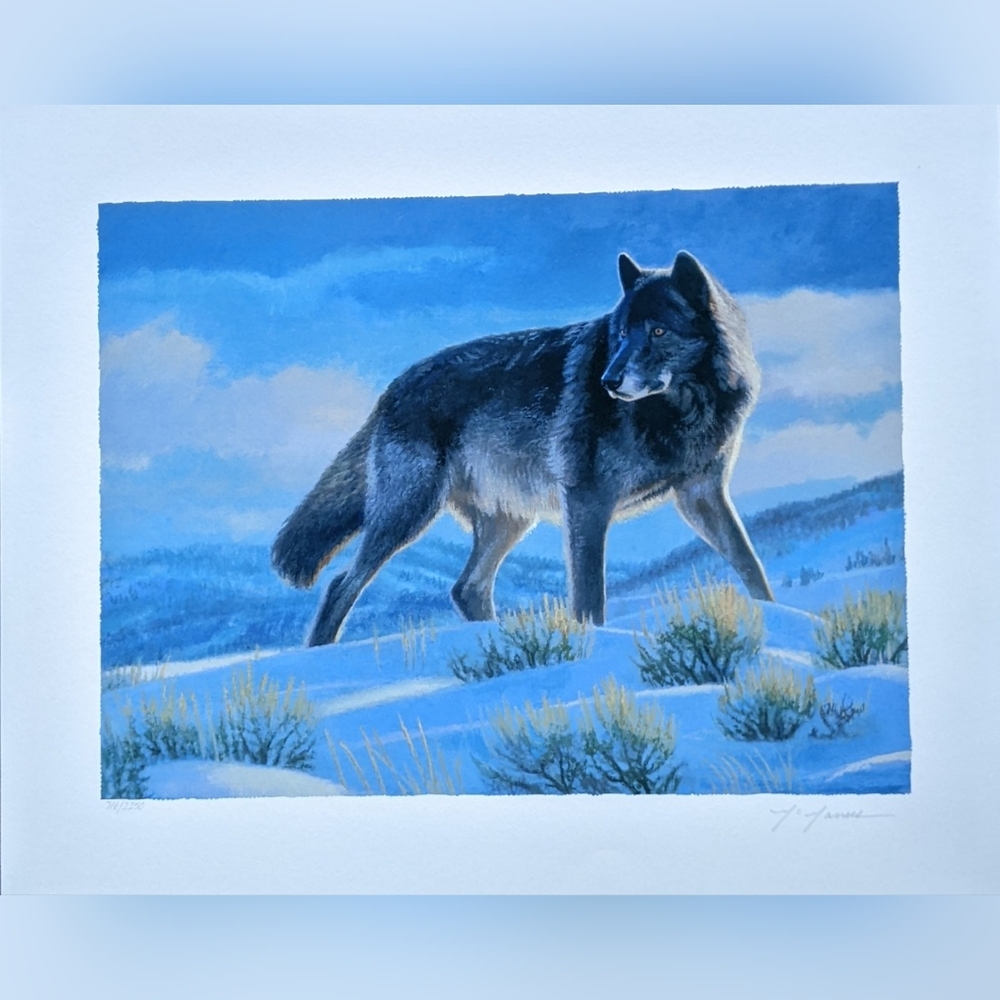 Wild & Wary Giclee in Color on Paper Hand Signed by Artist Pat McManus with COA